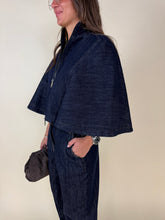 Load image into Gallery viewer, Cappa dark Blue | Zip | Set coordinato
