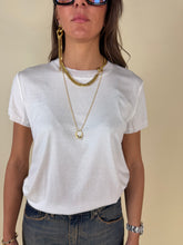 Load image into Gallery viewer, T-shirt girocollo in lino e tencel
