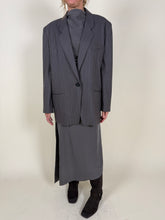 Carica l'immagine nel visualizzatore di Gallery, Blazer Gessato Taupe | Set Coordinato
