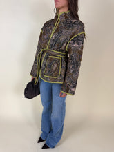 Load image into Gallery viewer, Kimono trapuntato Jaquard | Viscose &amp; wool
