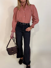 Load image into Gallery viewer, Denim Baita | Flowers
