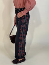 Load image into Gallery viewer, Denim Baita | Flowers
