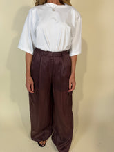 Carica l'immagine nel visualizzatore di Gallery, Pantalone Royal Brown | Lino | Set.
