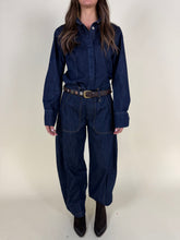 Carica l'immagine nel visualizzatore di Gallery, Camicia jeans sfiancata
