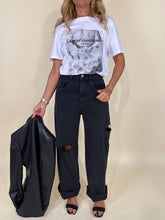 Load image into Gallery viewer, Denim Poppy | Black | Strappi
