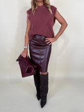 Carica l&#39;immagine nel visualizzatore di Gallery, Gilet Nocciola | Mohair &amp; Lana

