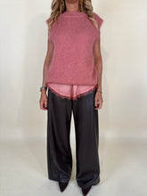 Carica l&#39;immagine nel visualizzatore di Gallery, Gilet Nocciola | Mohair &amp; Lana
