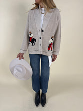 Load image into Gallery viewer, Cardigan western | Wool &amp; alpaca
