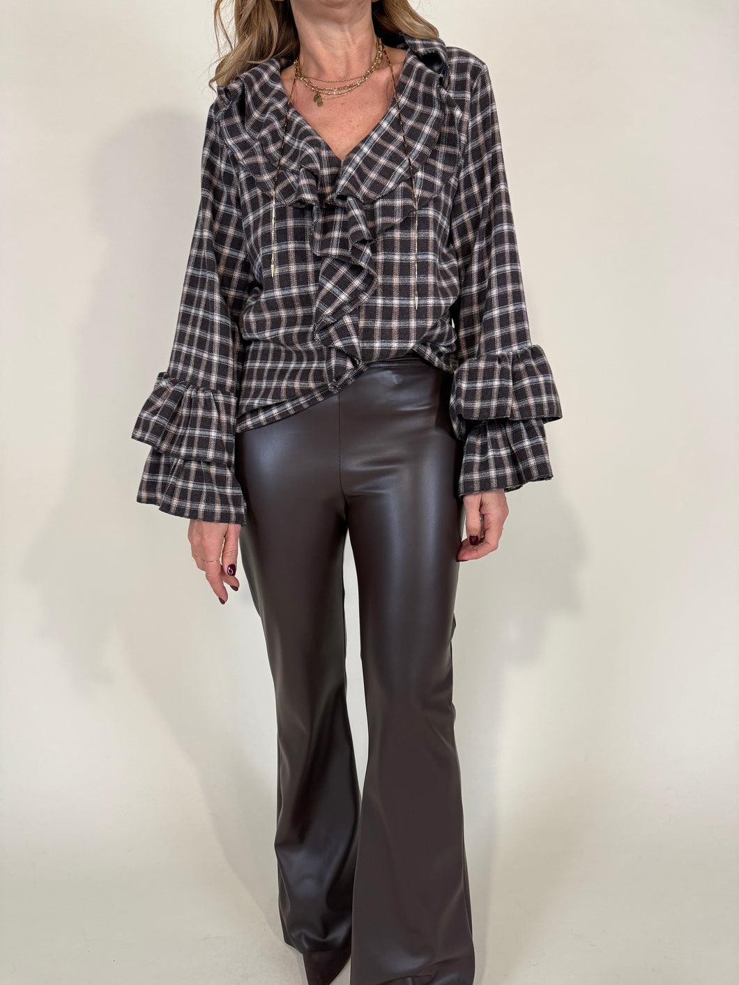 Camicia Sveva | Check Volant