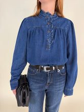 Carica l'immagine nel visualizzatore di Gallery, Camicia in denim I amour
