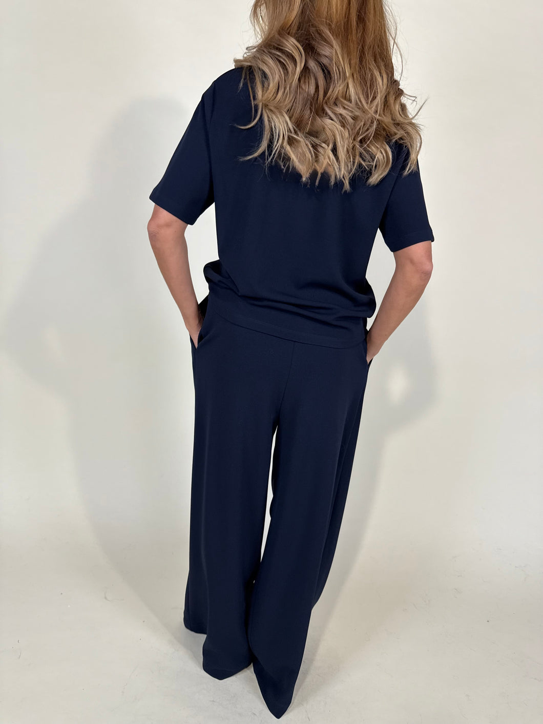 Pantalone Knit | Blu