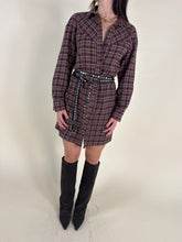 Carica l'immagine nel visualizzatore di Gallery, Camicione mini dress Check
