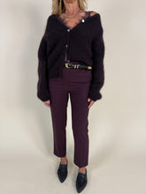 Carica l'immagine nel visualizzatore di Gallery, Pantalone Sigarette | Grigio e bordeaux
