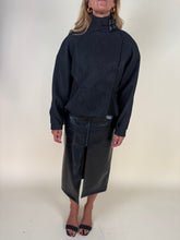 Load image into Gallery viewer, Bomber Ecopelle Nero | Opaco
