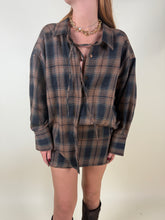 Load image into Gallery viewer, Camicia Liquorice | Check | Set Coordinato
