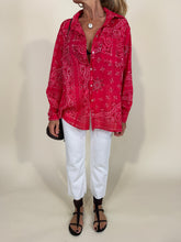 Carica l'immagine nel visualizzatore di Gallery, Camicia Gina | Bandana 100% cotone | Più colori.
