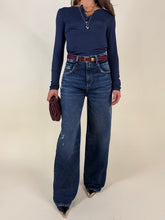 Load image into Gallery viewer, Denim Poppy I AFTER DARK
