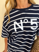 Carica l'immagine nel visualizzatore di Gallery, T-shirt N.5 | Righe | COTONE
