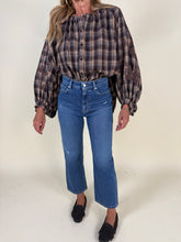 Carica l'immagine nel visualizzatore di Gallery, Camicia in check con ricami I caffè
