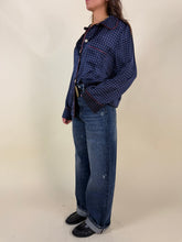 Carica l'immagine nel visualizzatore di Gallery, Camicia blu in 100% viscosa | Set coordinato
