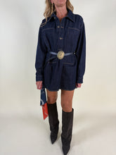Load image into Gallery viewer, Abito Denim + cintura | Foulard
