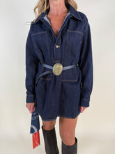 Load image into Gallery viewer, Abito Denim + cintura | Foulard
