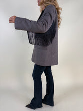 Carica l'immagine nel visualizzatore di Gallery, Blazer Frangia in viscosa | Check
