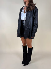 Load image into Gallery viewer, Bomber Jet black | Oversize
