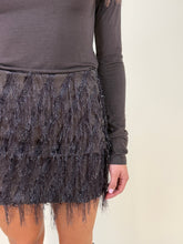 Load image into Gallery viewer, Minigonna sparkling Brown
