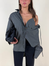 Load image into Gallery viewer, Camicia + Bra a quadretti
