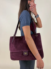 Load image into Gallery viewer, Bag Modello Postina | Suede | Bordeaux
